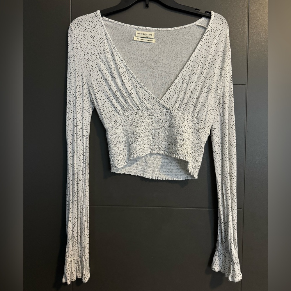 Urban Outfitters Cropped Long Sleeve Top